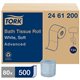 Tork Advanced Bath Tissue Roll, 2-Ply - 2 Ply - 3.96" x 156.25 ft - 500 Sheets/Roll - 4.35" Roll Diameter - White - Soft, Emboss