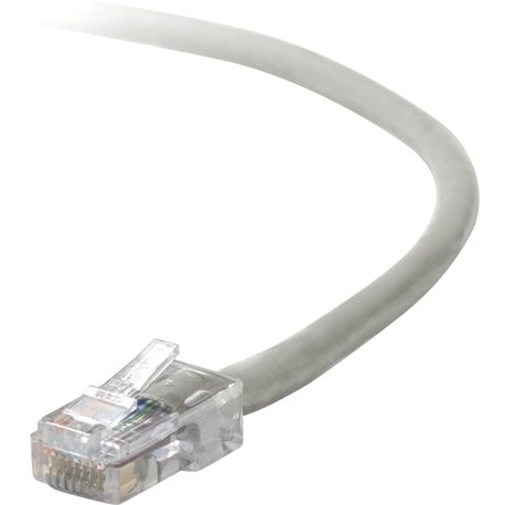 Belkin CAT5e Patch Cable - RJ-45 Male - RJ-45 Male - 10ft - Gray