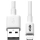 Eaton Tripp Lite Series USB-A to Lightning Sync/Charge Cable (M/M) - MFi Certified, White, 6 ft. (1.8 m) - Lightning/USB for iPa