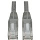 Eaton Tripp Lite Series Cat6 Gigabit Snagless Molded (UTP) Ethernet Cable (RJ45 M/M), PoE, Gray, 1 ft. (0.31 m) - 1ft - Gray