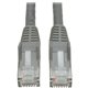 Eaton Tripp Lite Series Cat6 Gigabit Snagless Molded (UTP) Ethernet Cable (RJ45 M/M), PoE, Gray, 7 ft. (2.13 m) - 7ft - 1 x RJ-4