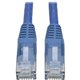 Eaton Tripp Lite Series Cat6 Gigabit Snagless Molded (UTP) Ethernet Cable (RJ45 M/M), PoE, Blue, 50 ft. (15.24 m) - Category 6