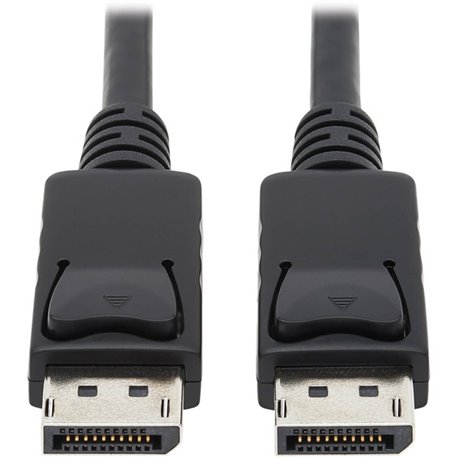 Eaton Tripp Lite Series DisplayPort Cable with Latching Connectors, 4K 60 Hz (M/M), Black, 10 ft. (3.05 m) - (M/M) 10-ft.