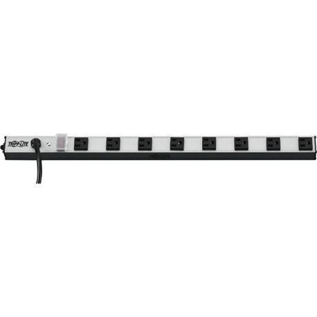 Tripp Lite by Eaton 8-Outlet Vertical Power Strip, 120V, 15A, 15 ft. (4.57 m) Cord, 5-15P, 24 in. - NEMA 5-15P - 8 NEMA 5-15R - 