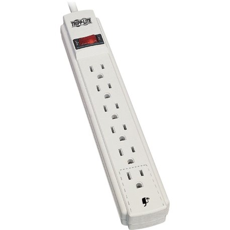 Tripp Lite by Eaton Power It! 6-Outlet Power Strip, 15 ft. (4.57 m) Cord - NEMA 5-15P - 6 x NEMA 5-15R - 15 ft Cord - 15 A Curre