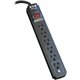 Eaton Tripp Lite Series Protect It! 6-Outlet Surge Protector, 6 ft. Cord, 790 Joules, Diagnostic LED, Black Housing - 6 x NEMA 5