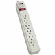 Eaton Tripp Lite Series Protect It! 6-Outlet Surge Protector, 8 ft. (2.43 m) Cord, 990 Joules, Low-Profile Right-Angle 5-15P plu