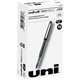 uniball Vision Needle Rollerball Pens - Micro Pen Point - 0.5 mm Pen Point Size - Black Liquid Ink - 1 Dozen