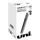 uniball Roller Rollerball Pen - Micro Pen Point - 0.5 mm Pen Point Size - Black Liquid Ink - Black Barrel - 72 / Pack