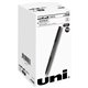 uniball Onyx Rollerball Pens - 0.7 mm Pen Point Size - Black - Matte Black Barrel - 72 / Pack