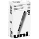 uni Jetstream Ballpoint Pens - Medium Pen Point - 1 mm Pen Point Size - Refillable - Black Pigment-based Ink - Black Stainless S