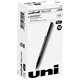 uniball Deluxe Rollerball Pens - Micro Pen Point - 0.5 mm Pen Point Size - Black - Gray Barrel - 1 / Each