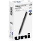 uniball Deluxe Rollerball Pens - Micro Pen Point - 0.5 mm Pen Point Size - Blue - Gray Barrel - 1 Dozen