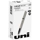 uniball Deluxe Rollerball Pens - Fine Pen Point - 0.7 mm Pen Point Size - Black - Champagne Barrel - 1 Dozen