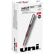 uniball Vision Rollerball Pens - Micro Pen Point - 0.5 mm Pen Point Size - Red - 1 Dozen