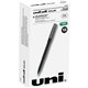 uniball Roller Rollerball Pen - Micro Pen Point - 0.5 mm Pen Point Size - Green - Black Stainless Steel Barrel - 1 Dozen