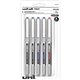 uniball Vision Rollerball Pen - Fine Pen Point - 0.7 mm Pen Point Size - Black, Blue, Red - 5 / Pack