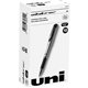 uniball 207 Impact Gel Pen - Bold Pen Point - 1 mm Pen Point Size - Refillable - Black Gel-based Ink - Silver Barrel - 1 Dozen