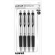 uniball 207 Impact RT Gel Pen - Bold Pen Point - 1 mm Pen Point Size - Refillable - Retractable - Black Gel-based Ink - 4 / Pack