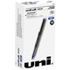 uniball Vision Rollerball Pen - Broad Pen Point - 1 mm Pen Point Size - Blue - Black, Blue Barrel - 1 Box