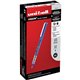 uniball Vision Rollerball Pen - Ultra Micro Pen Point - 0.38 mm Pen Point Size - Blue - 1 Box