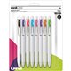 uniball UB One Gel Pens - Medium Pen Point - 0.7 mm Pen Point Size - Retractable - Assorted Pigment-based, Gel-based Ink - White