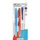 uni CHROMA Mechanical Pencils - HB, 2 Lead - 0.7 mm Lead Diameter - Black Lead - Light Blue, Red Barrel - 2 / Pack