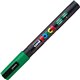 uni Posca PC-3M Paint Markers - Fine Marker Point - Green Water Based, Pigment-based Ink - 6 / Pack