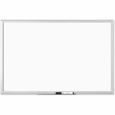 U Brands Magnetic Dry Erase Board - 23" (1.9 ft) Width x 35" (2.9 ft) Height - White Painted Steel Surface - Silver Aluminum Fra