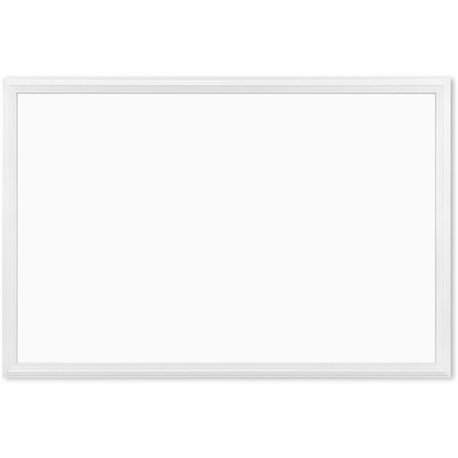 U Brands Magnetic Dry Erase Board - 20" (1.7 ft) Width x 30" (2.5 ft) Height - White Painted Steel Surface - White Wood Frame - 