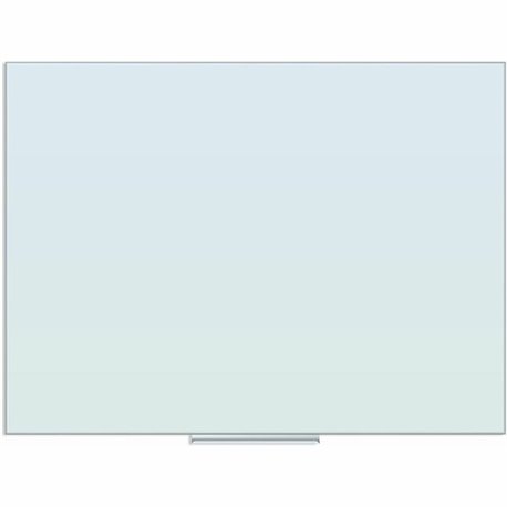 U Brands Floating Glass Dry Erase Board - 35" (2.9 ft) Width x 47" (3.9 ft) Height - Frosted White Tempered Glass Surface - Rect