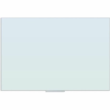 U Brands Floating Glass Dry Erase Board - 47" (3.9 ft) Width x 70" (5.8 ft) Height - Frosted White Tempered Glass Surface - Rect