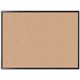 U Brands Cork Bulletin Board - 47" X 35" , Natural Cork Surface - Self-healing, Durable, Mounting System, Tackable, Sturdy - Bla