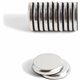 U Brands High Energy Brushed Metal Magnets - 1.3" Diameter - Round - Durable - 1 / Pack - Brushed Metal