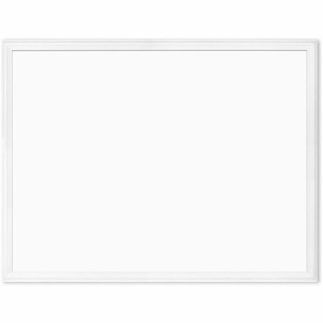 U Brands Magnetic Dry Erase Board - 30" (2.5 ft) Width x 40" (3.3 ft) Height - White Painted Steel Surface - White Wood Frame - 