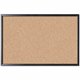 U Brands Cork Bulletin Board - 35" X 23" , Natural Cork Surface - Self-healing, Durable, Mounting System, Tackable, Sturdy - Bla