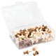 U Brands Wood Push Pins - 0.38" Shank - 0.25" Head - for Bulletin Board, Cubicle, Corkboard, Notice Board, Maps, Poster, Office,