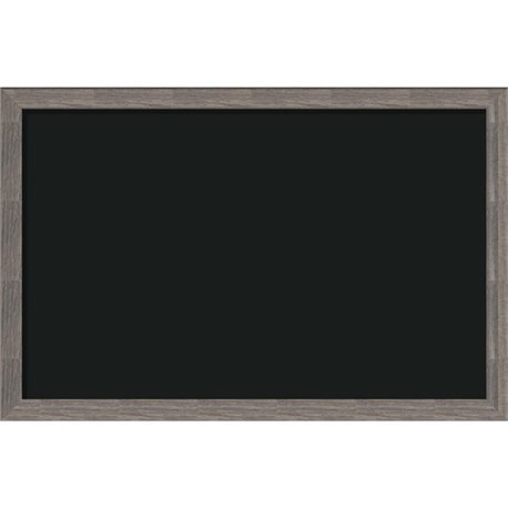 U Brands Decor Magnetic Chalkboard - 23" Width x 35" Height - Rustic Wood Frame - Horizontal/Vertical - 1 Each