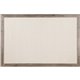 U Brands Linen Bulletin Board, 35" X 23" , Rustic Wood Frame - 35" Height x 23" Width - Tan Linen Surface - Self-healing, Durabl