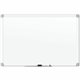 U Brands White Aluminum Framed Magnetic Porcelain Steel Board, 72" X 47" - 72" (6 ft) Width x 47" (4 ft) Height - White Porcelai