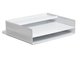 U Brands Perforated Paper Tray - Durable - White - Metal - 1 Each