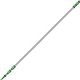 Unger OptiLoc 3-section Extension Poles - 29.53 ft Length - Green, Silver - Anodized Aluminum, Plastic, Nylon - 1 Each