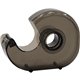 Business Source Handheld Tape Dispenser - 1" Core - Portable, Lightweight, Retractable Blade, Translucent - Plastic - Smoke - 1 