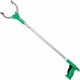 Unger Nifty Nabber Trigger Grip - 36" Reach - Lightweight, Durable - Aluminum, Plastic - Silver, Green - 1 Each