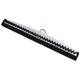 Unger Sanitary Squeegee Brush - 22" Length - Acid Resistant - Plastic, Polypropylene, Foam Rubber - White, Black - 1Each