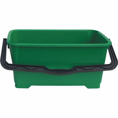 Unger Heavy-duty 6-gallon Pro Bucket - 6 gal - Handle, Heavy Duty, Ergonomic Design - 10.5" x 11.5" - Green - 1 Each