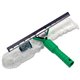 Unger VisaVersa 18" Squeegee/Washer - 17.72" Blade - Soft Rubber - Green - 1Each