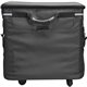 Solo PRO TRANSPORTER 128 Roller Travel/Luggage Bottom Case- Box 1 of 2 - Black - 20.5" x 26" x 18.75" - Bump Resistant - Black L