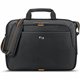 Solo Carrying Case (Briefcase) for 15.6" iPad Notebook - Orange, Black - Polyester Body - Handle, Shoulder Strap - 11.8" Height 