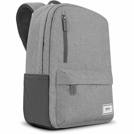 Solo Re:cover Carrying Case (Backpack) for 15.6" Notebook - Gray - Bump Resistant, Damage Resistant - Shoulder Strap, Luggage St